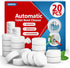USKICH Toilet Bowl Cleaner Tablets 20 PACK, Bathroom Automatic Toilet Tank Cleaners with Bleach, Slow-Releasing Household Toilet Cleaners for Deod...