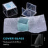 HOAOH 50 Pieces Microscope Slides and 100pcs Pre-Cleaned 20mm x 20mm Microscope Cover Slips Glasses for Basic Biological Science Education...