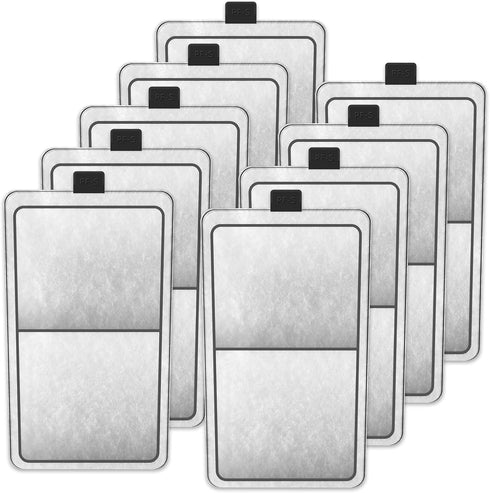 9-Pack Filter Cartridges Replacement for Top Fin PF-S Silenstream PF10 Power Filters...