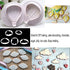 9Pcs Balloons and Cloud Cake Decoration Fondant Mold Set Hot Air Balloon Cookie Cutters for Chocolate Candy Baking Pastry Cookie Sugar Craft...