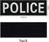 Syhood 3 Pieces Police Patches for Vest 11 x 4 Inches Reflective Ultra Black Police Panel Patches for Vest Jacket Back Panel...