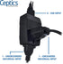 Ceptics UK Travel Adapter Plug with USB , Dual USB with 2 Inputs - Perfect for Traveling to England, Hong Kong, Uae, Dubai (Type G)...