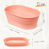 Silicone Bread Proofing Basket - 10 inch Oval Sourdough Bread Baking Basket with Capacity Scale, Collapsible Bread Bowls Silicone Proofing Baskets...