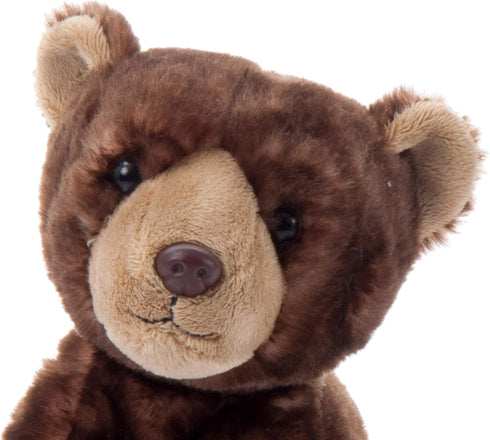 The Petting Zoo Brown Bear Stuffed Animal, Gifts for Kids, Wild Onez Zoo Animals, Brown Bear Plush Toy 9 inches...
