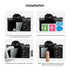 K&F Concept Screen Protector & Hot Shoe Cover Kit for Sony A9 A7III A7R II 7II 7S II A9II A7R III A1 RX1R RX1 RX10IV A7C A7S III A7R IV RX10 III R...
