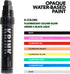 Krink K-55 Black Paint Marker - Vibrant and Opaque Fine Art Acrylic Paint Pens for Smooth Surfaces - Acrylic Paint Markers for Metal Paper and Pai...