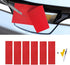 Compatible with Bowtie Logo Wrap Stickers Cut-Your-Own Emblem Overlay DIY Decals for Chevy 6PCS Red...