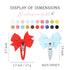 40PCS Snap Baby Hair Bows Clips for Girls Grosgrain Ribbon Fully Wapped 2 Inch Infant Hair Barrettes Accessories for Baby Girls Newborns Toddler...