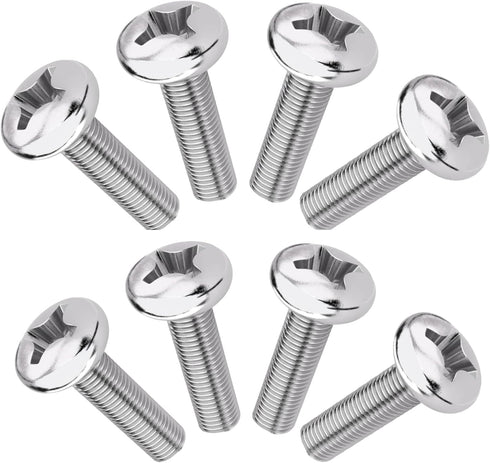 M4 10mm TV/Monitor Wall Mount Screws for 75x75mm and 100x100mm Brackets Metric Screws & Washers for Mounting Any TV/Monitor VESA Compatible...