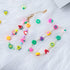 100pcs Mixed Fruit Spacer Beads Color Polymer Clay Beads, for DIY Jewelry Bracelet Earring Necklace Craft Making Supplies...