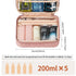 CUBETASTIC Clear Cosmetic Bags, Hanging Toiletry Bag for Travelling, Transparent Makeup Organizer Case, Water-resistant Portable Skncare Storage P...