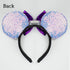 Mouse Ear Light Up Headband, Halloween Headband with LED, Flash Glowing Party Decoration Costume Headwear Hair Accessories for Women Girls...
