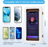 KUNSLUCK Shower Phone Holder Waterproof, Anti-Fog Touch Screen Wall Mount Case for Bathroom Mirror Bathtub, Compatible with 4.7"-6.8" Mobile Phone...