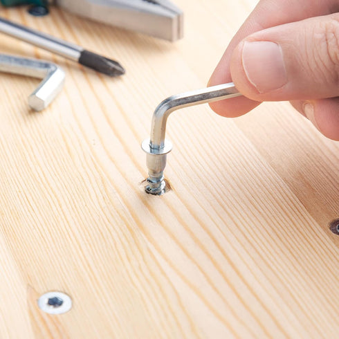 50pcs Hex Key Wrench 1.5mm Metric CR-V L Shaped Hexagon Head Repairing Tool...