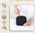 4.5" Mini Makeup Bag for Women, Small Black Cosmetics Bag for Purse, Portable Makeup Pouch with Zipper for Girls (Black, Small)...