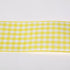 NOYI TRAXD Gingham Ribbon 25 Yard Each Roll 100% Polyester Woven Edge (1-Inch, Yellow)...