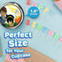 30 x Edible Cupcake Toppers Themed of cartoon anime Collection of Edible Cake Decorations | Uncut Edible on Wafer Sheet...