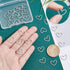 UNICRAFTALE 30Pcs 10.5mm Long 201 Stainless Steel Linking Rings Laser Cut Asymmetrical Heart Links Love Closed Jewelry Connectors Hollow Ring Conn...