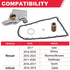 RE0F10D JF017E Transmission Filter Oil Pan Gasket Kit Fit for Nissan Altima Maxima Quest Murano Pathfinder Infiniti Qx60 Replaces# 31728-29X0D 317...