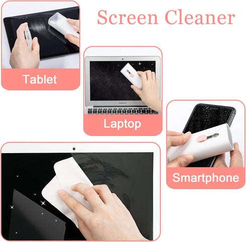 walrfid Laptop Keyboard Earbud Screen Cleaner Sprayer Kit for Airpods Pro MacBook iPad iPhone iPod, Electronics Airpod Cleaning Pen Brush Tool for...