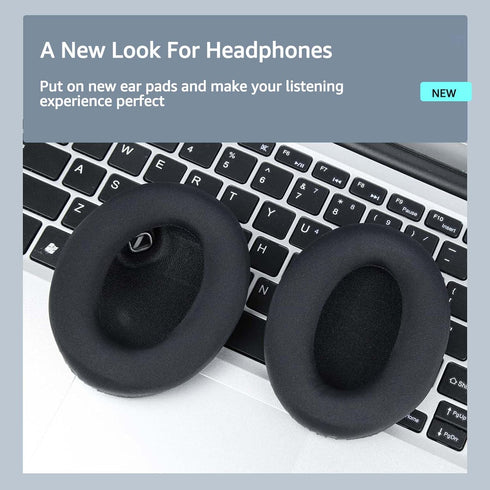 Fabric Replacement Ear Pads for Sony WH-1000XM4 (XM4) Wireless Headphones, Ear Cushions Compatible with Sony Headphones, WH 1000XM4 Earpads with S...