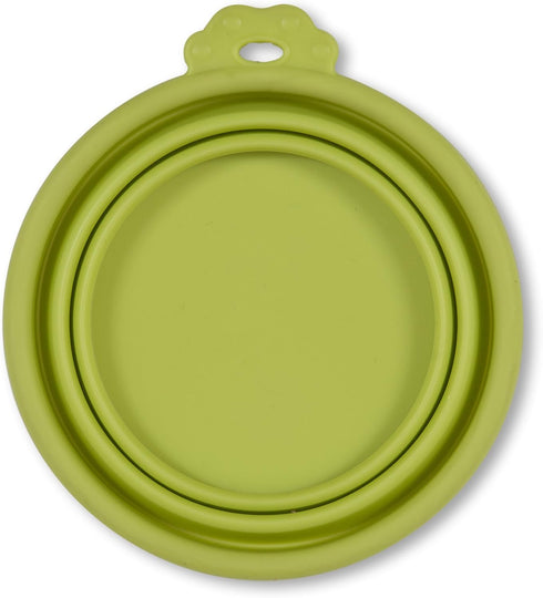 Cider Mills Petmate 23370 Silicone Round 3-Cup Travel Bowl for Pets, Go-Go Green...