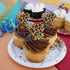 Leopard Print Animal Spots Heart Love Cupcake Picks Toppers Decoration Set of 6...