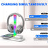 5 in 1 Headphone Stand with 15w Wireless Charger, Fast Wireless Charging Station Headset Holder for iPhone 15/14/13/12/11/XS/XR/X, Air Pods 3/2/Pr...