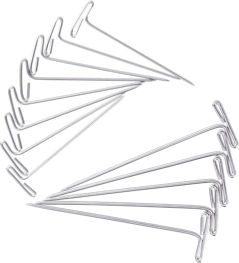 Blulu 150 Pieces Steel T-pins for Blocking Knitting, Modelling and Crafts(2 Inch, 1-1/2 Inch)...