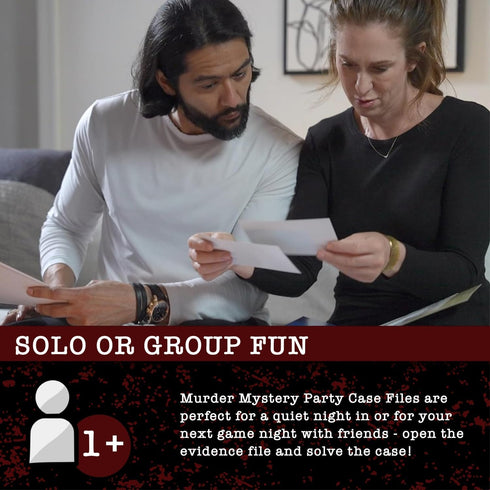 Murder Mystery Party, Death in Antarctica, Case File Game for 1+ Players, Ages 14 and Up...