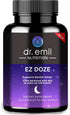 DR. EMIL NUTRITION EZ Doze Melatonin-Free Natural Sleep Aid with L-Theanine, GABA & 5HTP - Extra Strength Sleeping Pills for Adults - Safe and Non...