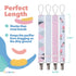 Liname Neutral Pacifier Clip with Teething Toy - 4 Pack Pacifier Clips for Boys & Girls - Binky Holder Soothie Paci Clip Binkie Clip - Unisex Paci...