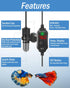 AquaMiracle Adjustable 20W Small Aquarium Heater Submersible Fish Tank Heater Betta Heater Turtle Heater Super Mini Aquarium Heater with Digital D...