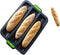 Baguette Pans for Baking / 3 Loaf, Silicone Loaf Roll Pan Cake Mold Tray, Non-Stick Baking Hot Dog Sandwich Mold, Grey, 34.5 CM...