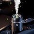 Car Humidifier, Car Diffusers for Essential Oils, Car Air Freshener Diffuser, USB Cool Mist Humidifier Diffuser for Car Home Office Bedroom (Black...