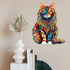 Wooden Puzzles for Adults, Maine Coon Cat (S-80pcs) Wooden Jigsaw Puzzles, Unique Shaped Animal Wood Puzzles, Wooden Animal Puzzles for Adults and...