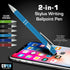 2-in-1 Stylus Ballpoint Pen for Touch Screens - Compatible with Ipad, iPhone, Android - Universal Pens for Tablet - Multi-Use Ballpoint Tip Pens, ...
