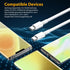 2-Pack USB C to USB C 60W Cable, USB Type C Fast Charging Compatible with Android Samsung Galaxy S23/S22/S21/S21+/S20+ Ultra, Note 20/10 Ultra, Ai...