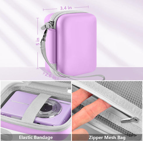 Leayjeen Digital Camera Case Compatible with Lecran/CAMKORY/IWEUKJLO/VAHOIALD/uikicon/jckduhan/akjjhfue FHD 1080P 44MP Point Digital Camera,Compac...