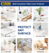 Clear Plastic Desk Mat Office Table Top Protector PVC Tablecloth Cover Waterproof Cloths Wipeable Furniture Topper Pad for Dining Computer Desktop...