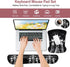Rectangular Mouse Pad Wrist Protector-Printed with Cool Giraffes, Ergonomically Non-Slip Rubber Comfortable Computer Keyboard Wrist Rest Desktop D...