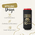 Cheers and Beers to 30 Years Can Coolers, Set of 12 - Black and Gold 30th Birthday Decorations and Party Favors for Men and Women - Cheers to 30 Y...