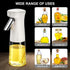 Olive oil Sprayer for Cooking, 240ml Olive Oil Spray Bottle, Glass Olive Oil Sprayer Mister, Oil Sprayer for Air Fryer, BBQ, Salad, Baking, Grilli...