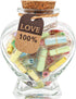 Capsule Letters Message in a Bottle - Valentines Day Gifts for Boyfriend Girlfriend - Love Letter for For Couples Men Women (Mixed Color 45pcs)...