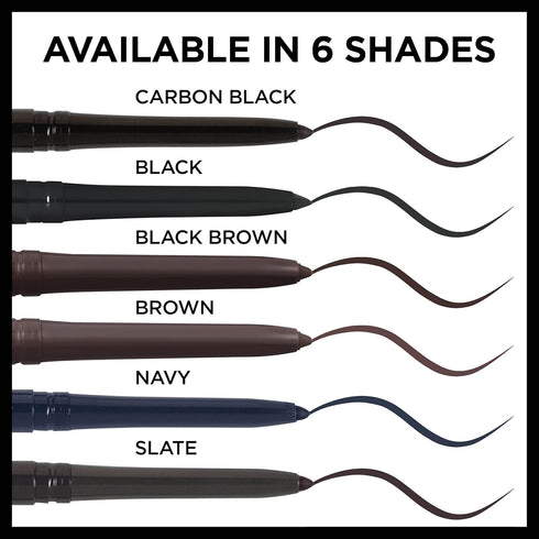 L'Oreal Paris Makeup Infallible Never Fail Original Mechanical Pencil Eyeliner with Built in Sharpener, Black Brown, 1 Count...