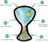 Fringe Studio Squeaker Pet Toy, Martini (729005)...