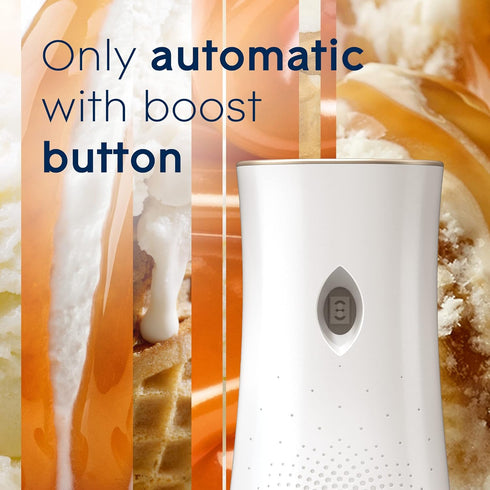 Glade Automatic Spray Refill, Air Freshener for Home and Bathroom, Vanilla Caramel Twist, 6.2 Oz...