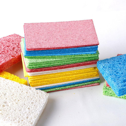 24 - Pack Non-Scratch Scrub Sponges - Sponges for Dishes and Washing Dishes, Cleaning Sponges for Kitchen Home and More?Blue?...