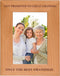 CustomGiftsNow Only The Best Grandmas Get Promoted to Great Grandma Natural Alder Wood Engraved Tabletop/Hanging Photo Picture Frame (4x6-inch Ver...