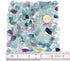 WAYBER Decorative Crystal Pebbles, 1 Lb/460g (Fill 0.9 Cup) Natural Quartz Stones Aquarium Gravel Sea Glass Rock Sand for Fish Turtle Tank/Air Pla...